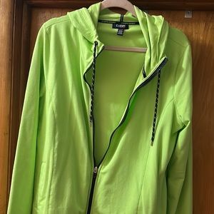 Ralph Lauren Chaps Sport hooded jacket. XL. Lime green. Excellent condition